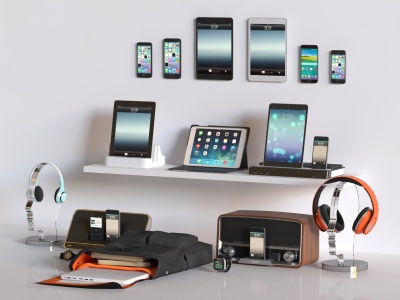 现代苹果生态系统的数码产品组合